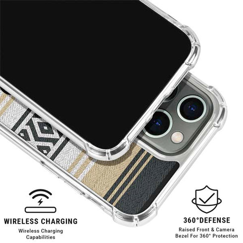 NFL New Orleans Saints Trailblazer iPhone 16 Pro Clear Case